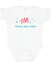 Load image into Gallery viewer, PMC "Future PMC Rider" Onesie - White