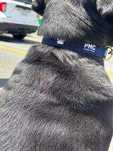 Load image into Gallery viewer, PMC Pups Dog Collar - Navy &amp; White