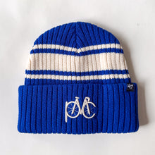 Load image into Gallery viewer, &#39;47 Royal Blue Harbor Stripe Knit Beanie