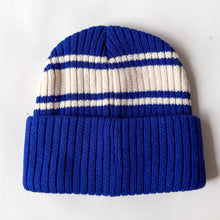 Load image into Gallery viewer, &#39;47 Royal Blue Harbor Stripe Knit Beanie