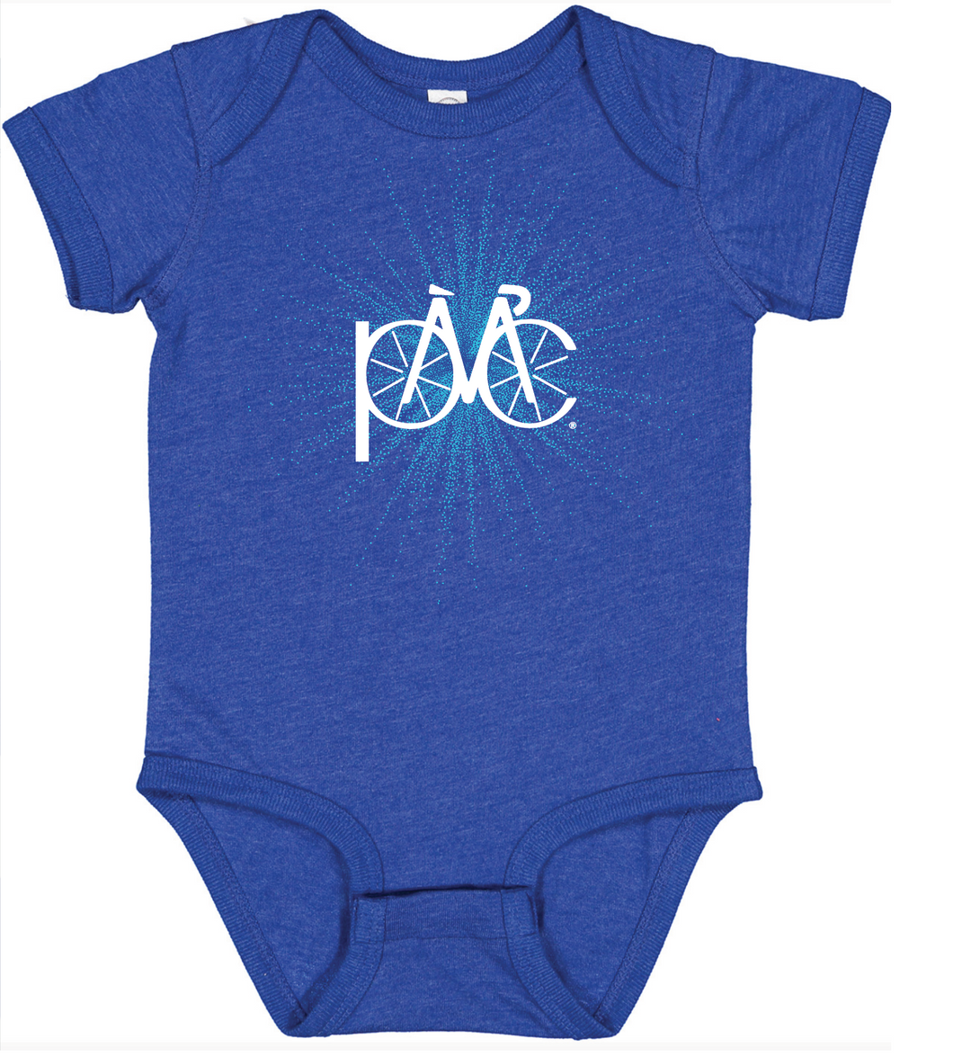 PMC Heather Royal Infant Onesie