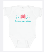 Load image into Gallery viewer, PMC "Future PMC Rider" Onesie - White