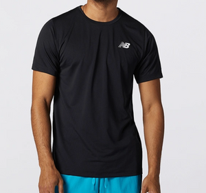 New Balance PMC Short Sleeve Tenacity Tech Tee - Black - Closer by the Mile
