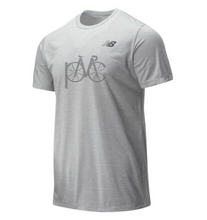 Load image into Gallery viewer, New Balance PMC Short Sleeve Tech Tee - Grey - There&#39;s a lot riding on us!