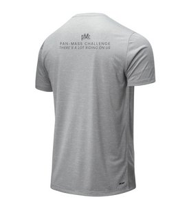 New Balance PMC Short Sleeve Tech Tee - Grey - There's a lot riding on us!
