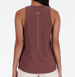 PMC New Balance Jacquard Slim Tank - Mauve