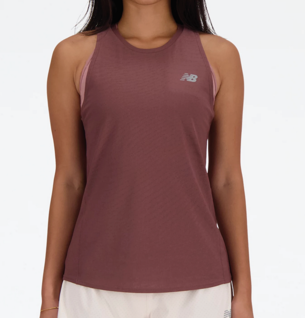 PMC New Balance Jacquard Slim Tank - Mauve