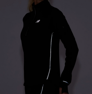 PMC New Balance Heat Grid Half Zip Pullover - Black