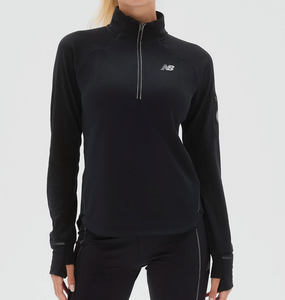 PMC New Balance Heat Grid Half Zip Pullover - Black