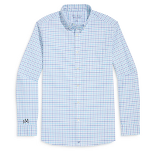 Vineyard Vines Men's Moorings Tattersall Performance Button Down Shirt – Pan-Mass Challenge Vineyard Vines Men's Moorings Tattersall Performance Button Down Shirt – Pan-Mass Challenge