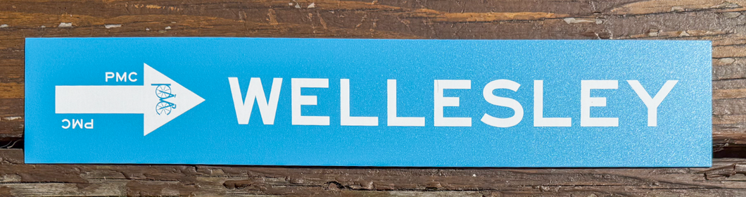 PMC Metal Collectible Sign - Wellesley