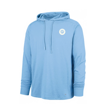 Load image into Gallery viewer, '47 Brand Imprint Forward LS Hooded Tee - Powder Blue