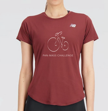 Load image into Gallery viewer, PMC New Balance Graphic Bike Tee - Burgundy