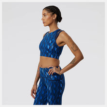 Load image into Gallery viewer, Women&#39;s New Balance PMC Blue Crop Bra